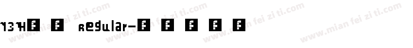 13 14皇马 Regular字体转换